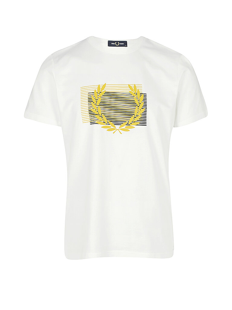 FRED PERRY T Shirt creme | M